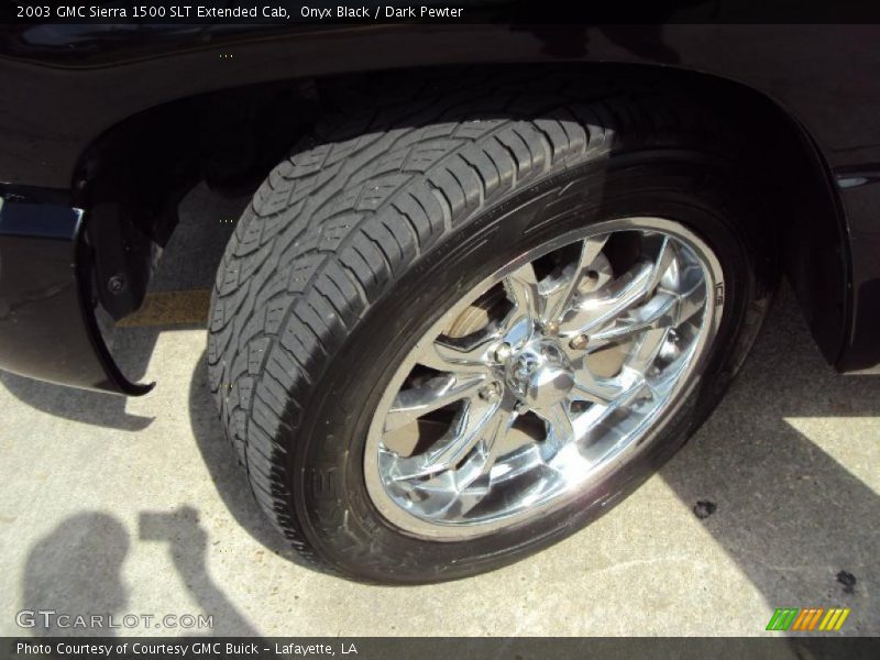 Onyx Black / Dark Pewter 2003 GMC Sierra 1500 SLT Extended Cab