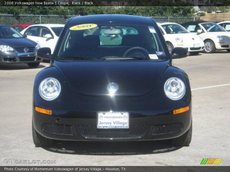 Black / Black 2008 Volkswagen New Beetle S Coupe