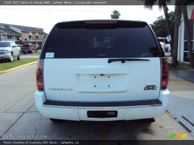Summit White / Cocoa/Light Cashmere 2008 GMC Yukon XL Denali AWD