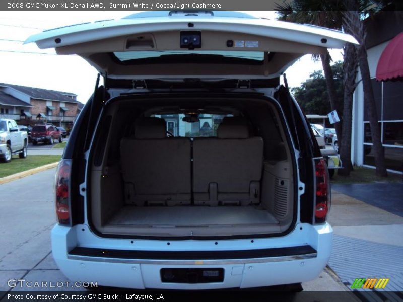 Summit White / Cocoa/Light Cashmere 2008 GMC Yukon XL Denali AWD