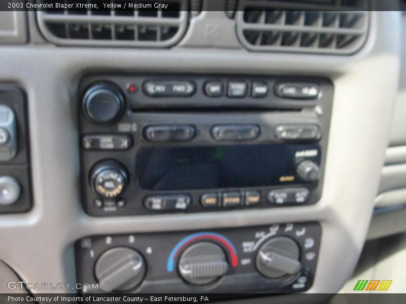 Yellow / Medium Gray 2003 Chevrolet Blazer Xtreme