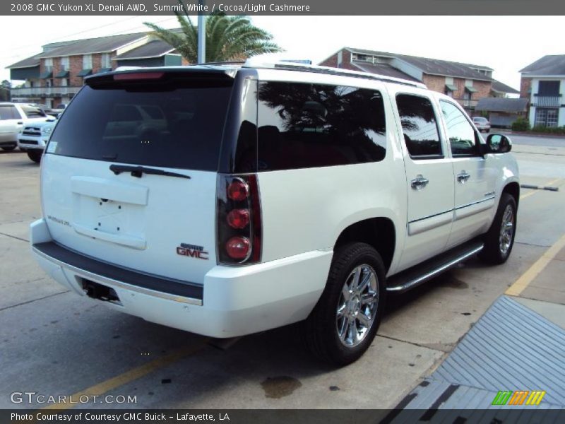 Summit White / Cocoa/Light Cashmere 2008 GMC Yukon XL Denali AWD