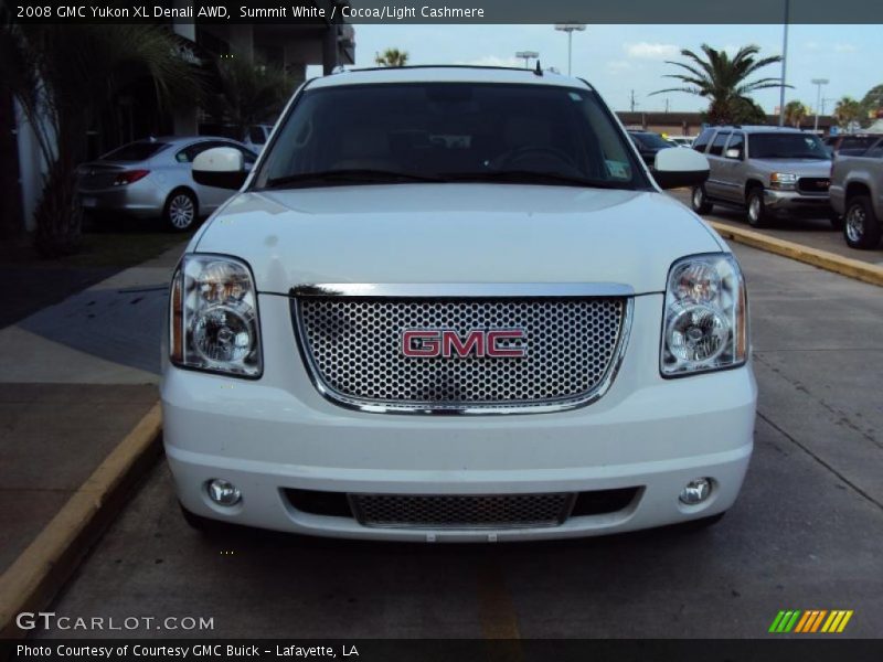 Summit White / Cocoa/Light Cashmere 2008 GMC Yukon XL Denali AWD
