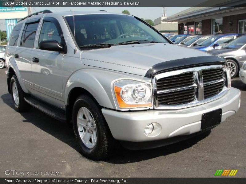 Brilliant Silver Metallic / Medium Slate Gray 2004 Dodge Durango SLT 4x4