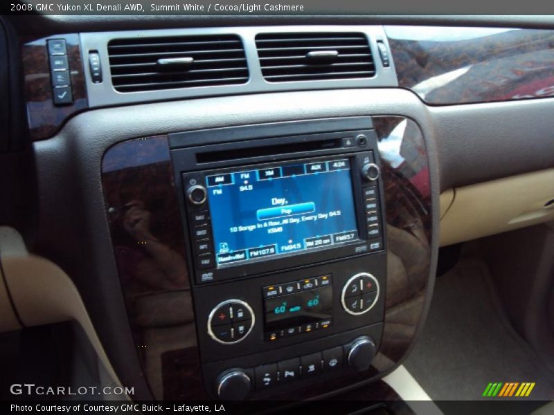 Summit White / Cocoa/Light Cashmere 2008 GMC Yukon XL Denali AWD