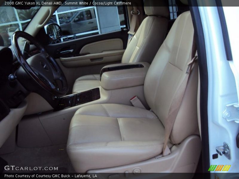 Summit White / Cocoa/Light Cashmere 2008 GMC Yukon XL Denali AWD