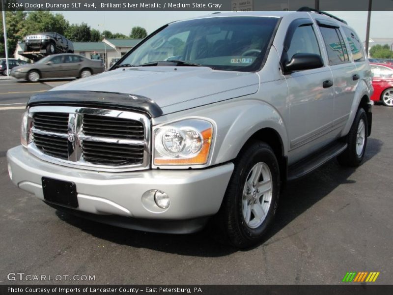 Brilliant Silver Metallic / Medium Slate Gray 2004 Dodge Durango SLT 4x4