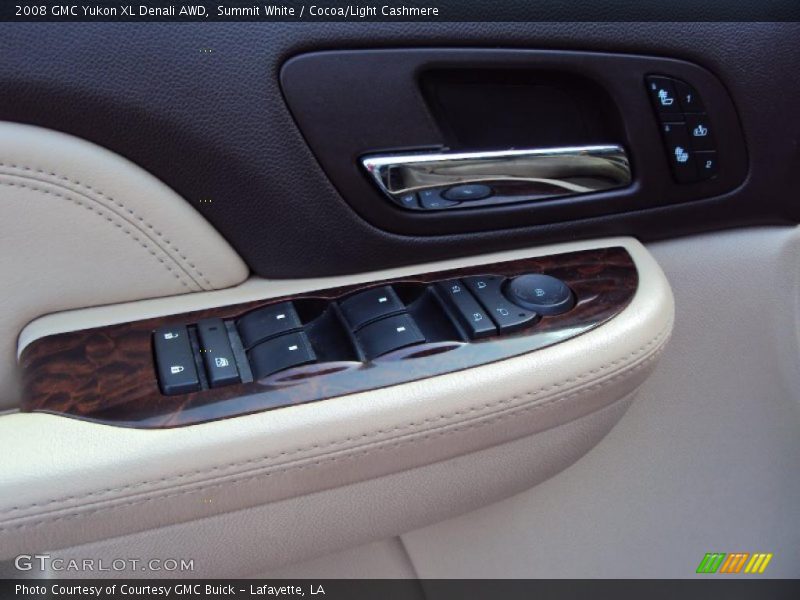 Summit White / Cocoa/Light Cashmere 2008 GMC Yukon XL Denali AWD