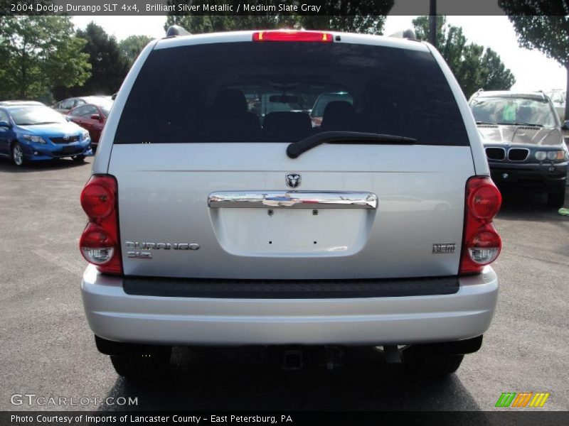 Brilliant Silver Metallic / Medium Slate Gray 2004 Dodge Durango SLT 4x4
