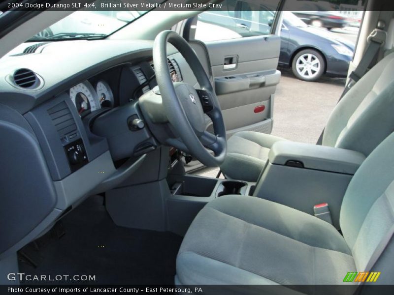 Brilliant Silver Metallic / Medium Slate Gray 2004 Dodge Durango SLT 4x4