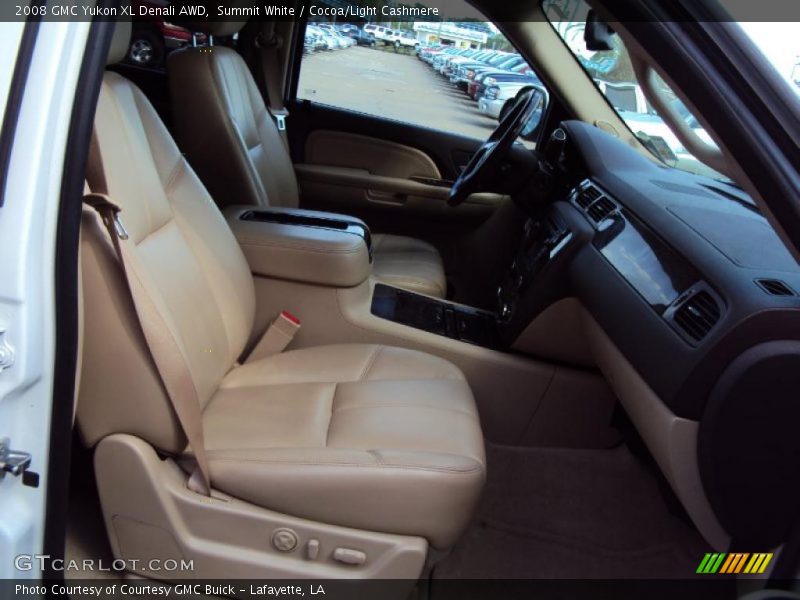 Summit White / Cocoa/Light Cashmere 2008 GMC Yukon XL Denali AWD