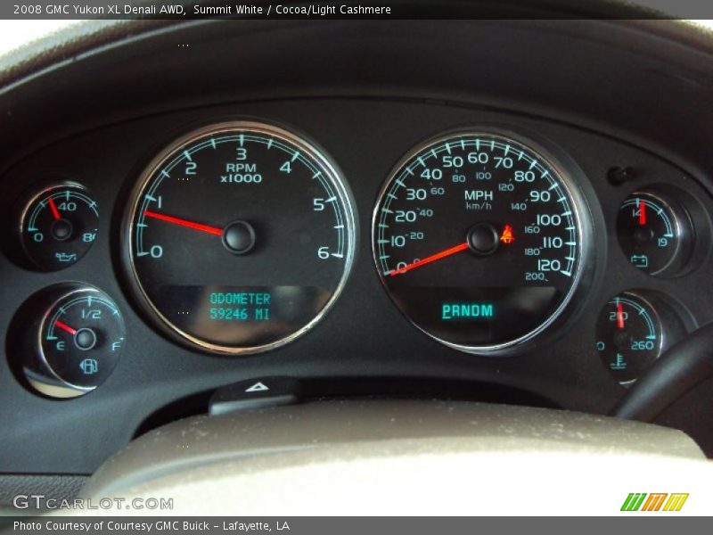 Summit White / Cocoa/Light Cashmere 2008 GMC Yukon XL Denali AWD
