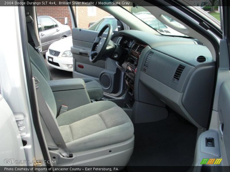 Brilliant Silver Metallic / Medium Slate Gray 2004 Dodge Durango SLT 4x4