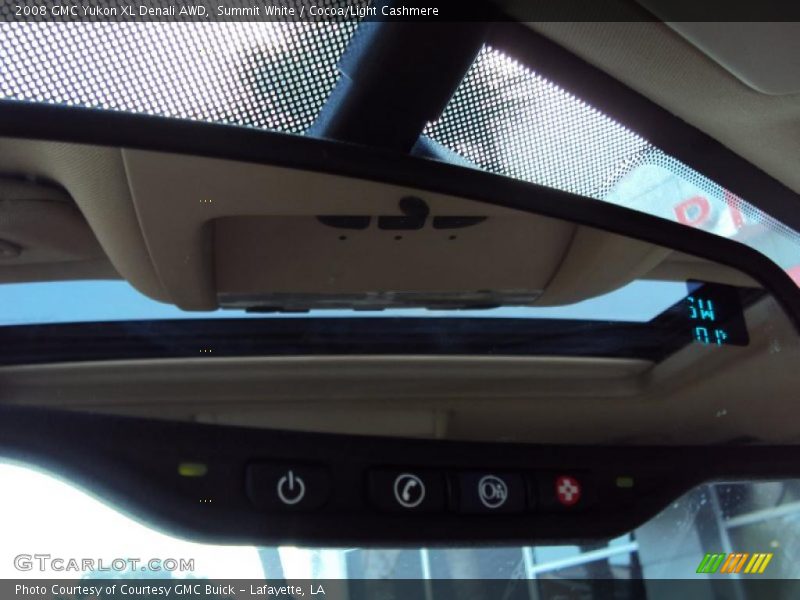 Summit White / Cocoa/Light Cashmere 2008 GMC Yukon XL Denali AWD