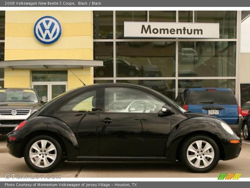 Black / Black 2008 Volkswagen New Beetle S Coupe