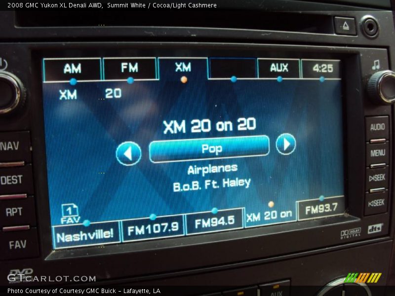 Summit White / Cocoa/Light Cashmere 2008 GMC Yukon XL Denali AWD