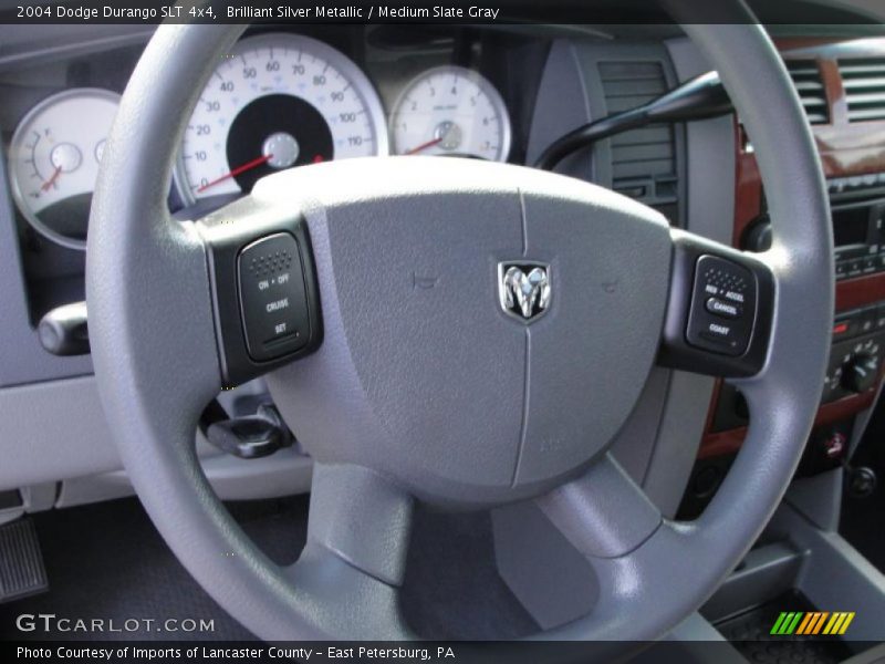 Brilliant Silver Metallic / Medium Slate Gray 2004 Dodge Durango SLT 4x4