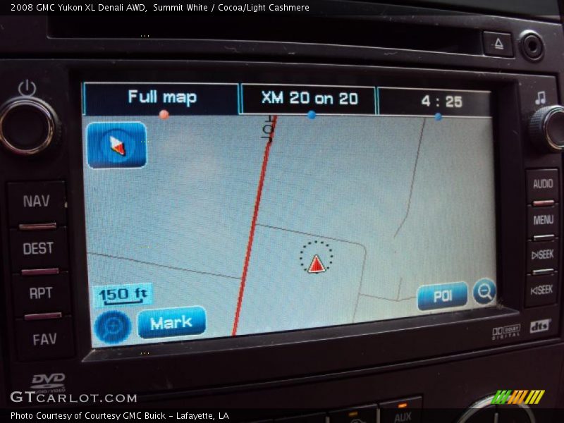Summit White / Cocoa/Light Cashmere 2008 GMC Yukon XL Denali AWD
