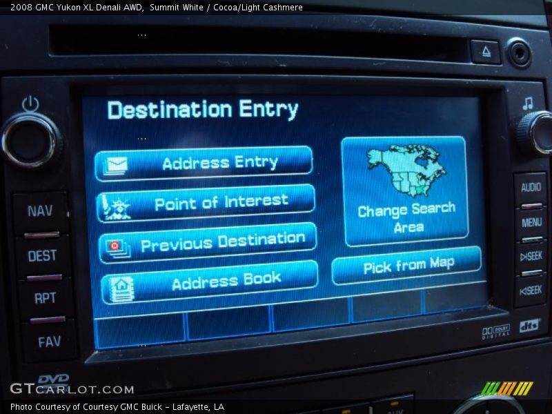 Summit White / Cocoa/Light Cashmere 2008 GMC Yukon XL Denali AWD