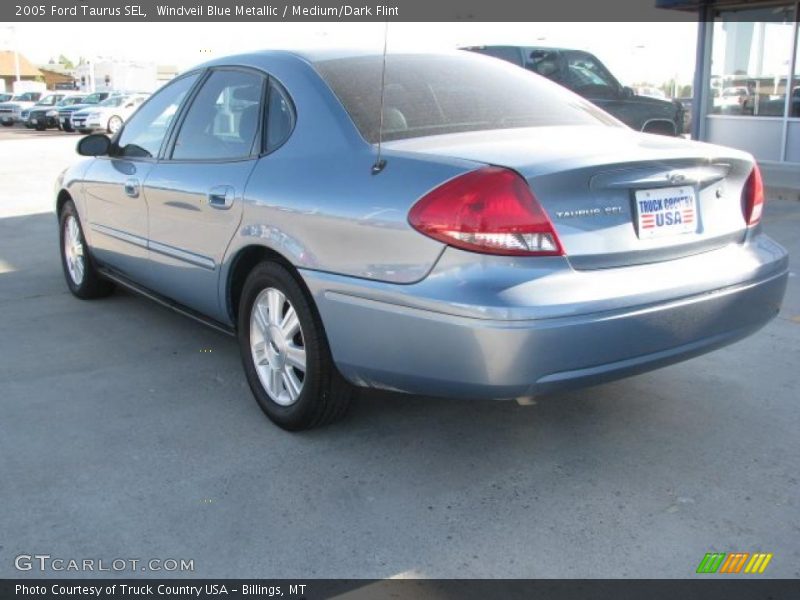 Windveil Blue Metallic / Medium/Dark Flint 2005 Ford Taurus SEL