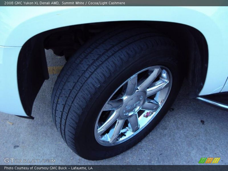 Summit White / Cocoa/Light Cashmere 2008 GMC Yukon XL Denali AWD