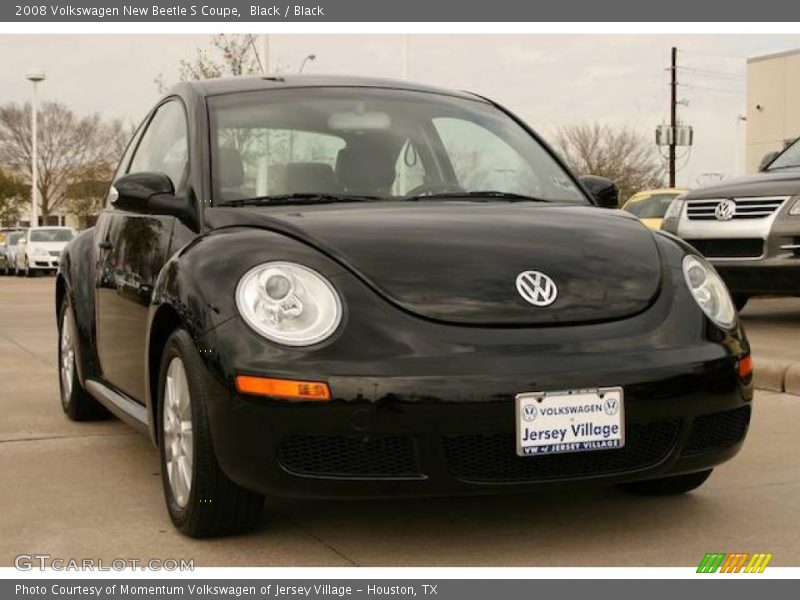 Black / Black 2008 Volkswagen New Beetle S Coupe