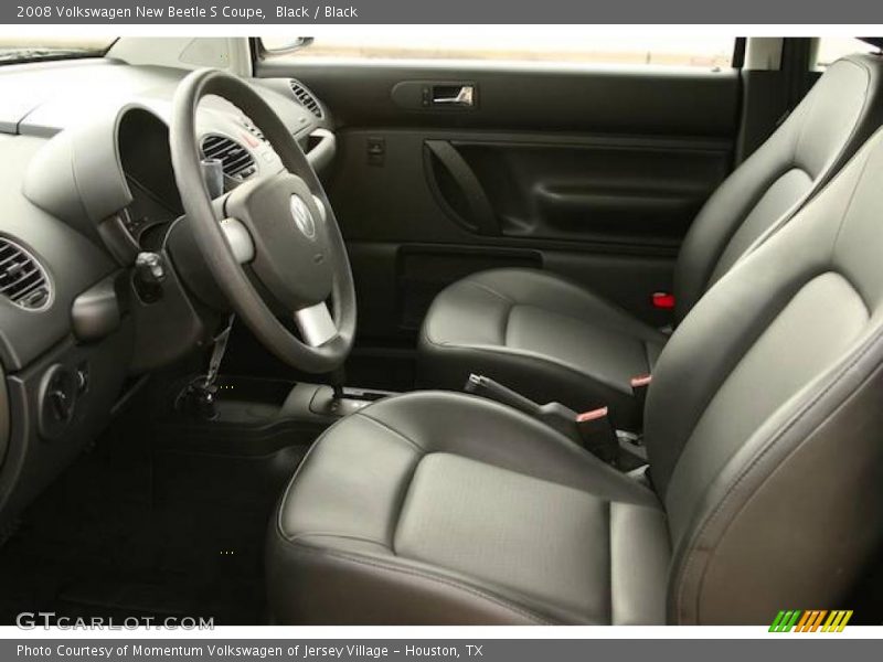 Black / Black 2008 Volkswagen New Beetle S Coupe
