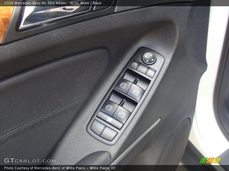 Arctic White / Black 2009 Mercedes-Benz ML 350 4Matic