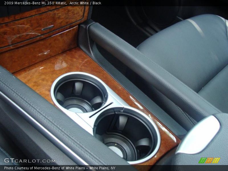 Arctic White / Black 2009 Mercedes-Benz ML 350 4Matic