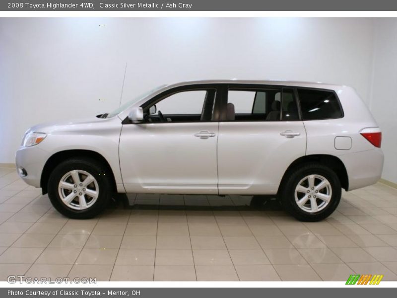 Classic Silver Metallic / Ash Gray 2008 Toyota Highlander 4WD