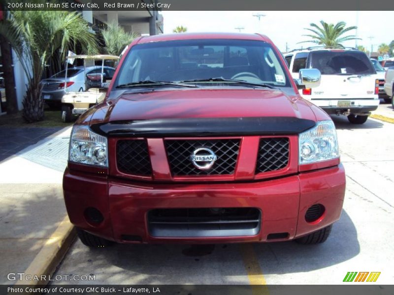 Red Brawn / Steel Gray 2006 Nissan Titan SE Crew Cab