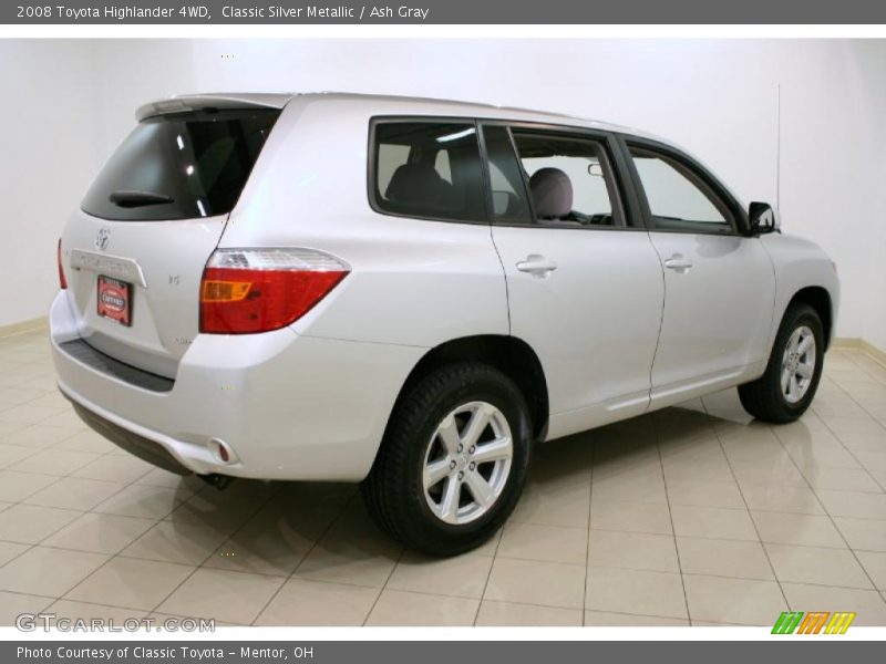 Classic Silver Metallic / Ash Gray 2008 Toyota Highlander 4WD