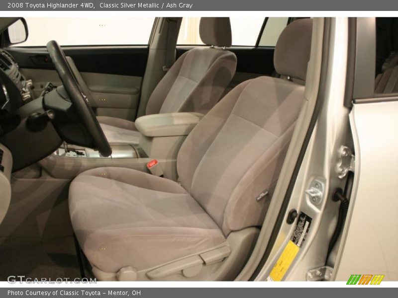 Classic Silver Metallic / Ash Gray 2008 Toyota Highlander 4WD