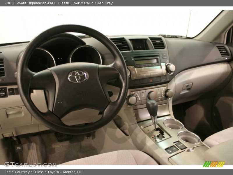 Classic Silver Metallic / Ash Gray 2008 Toyota Highlander 4WD