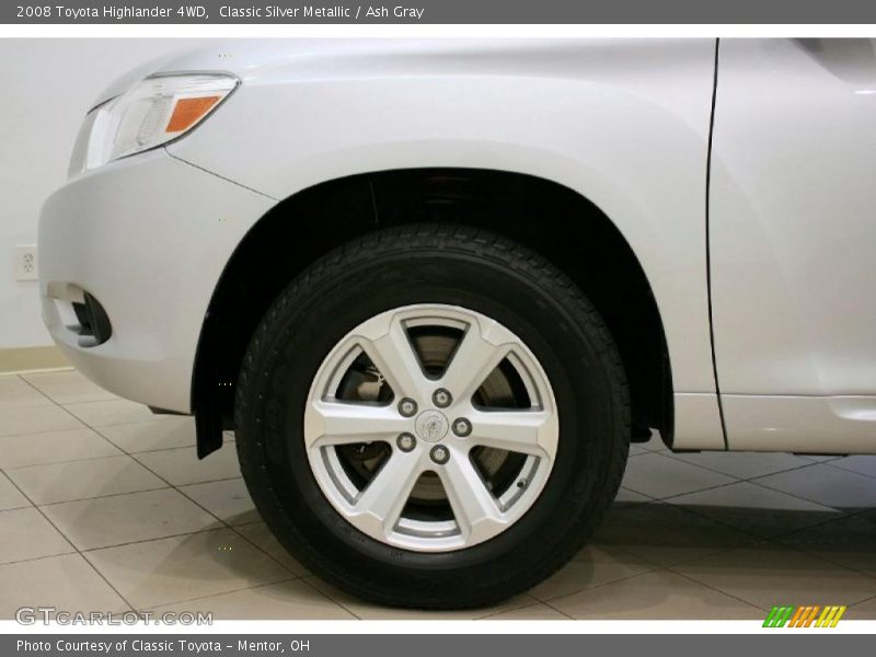 Classic Silver Metallic / Ash Gray 2008 Toyota Highlander 4WD