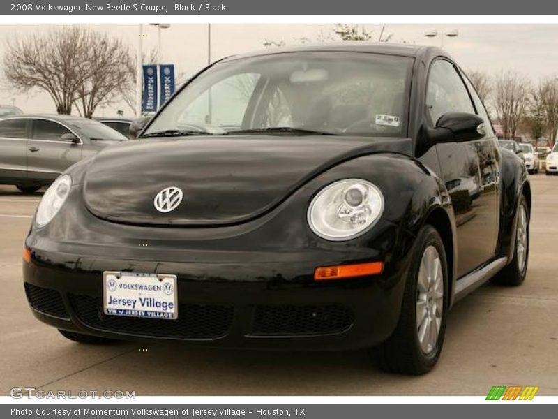 Black / Black 2008 Volkswagen New Beetle S Coupe