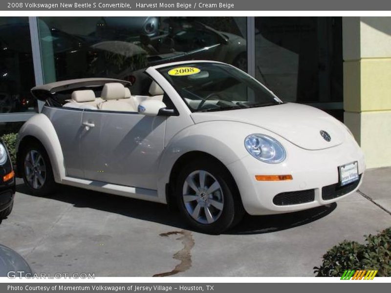 Harvest Moon Beige / Cream Beige 2008 Volkswagen New Beetle S Convertible