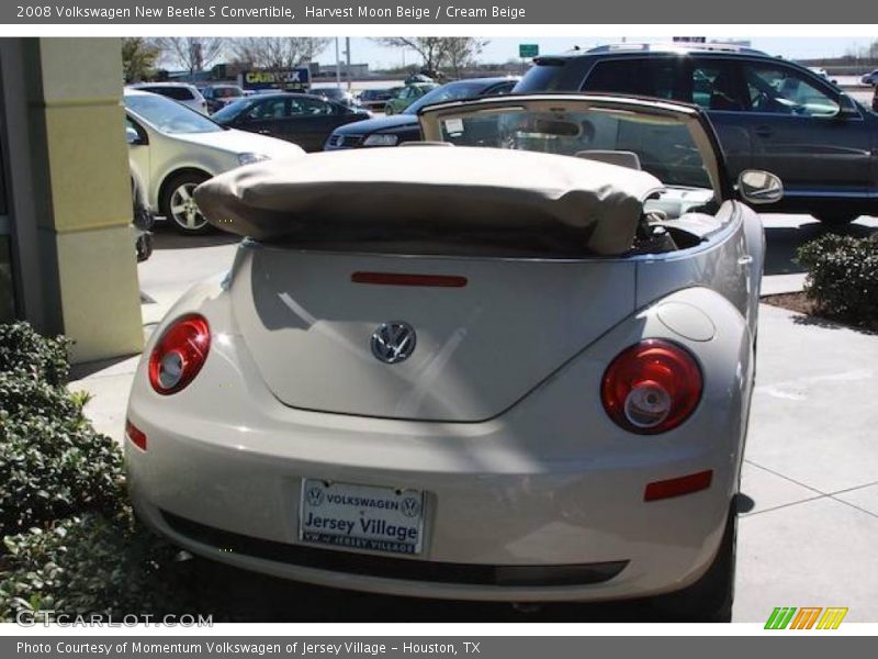 Harvest Moon Beige / Cream Beige 2008 Volkswagen New Beetle S Convertible