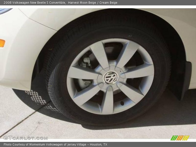 Harvest Moon Beige / Cream Beige 2008 Volkswagen New Beetle S Convertible