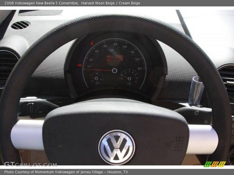 Harvest Moon Beige / Cream Beige 2008 Volkswagen New Beetle S Convertible