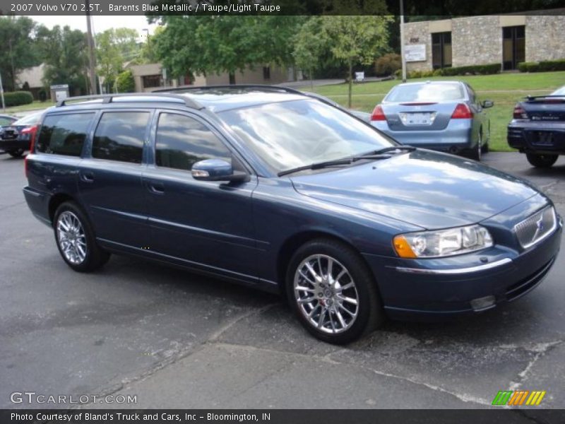 Barents Blue Metallic / Taupe/Light Taupe 2007 Volvo V70 2.5T