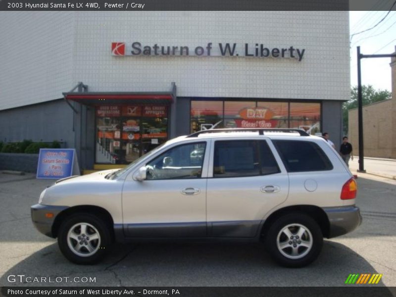Pewter / Gray 2003 Hyundai Santa Fe LX 4WD