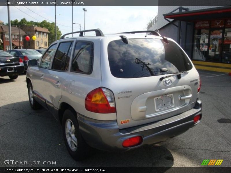 Pewter / Gray 2003 Hyundai Santa Fe LX 4WD