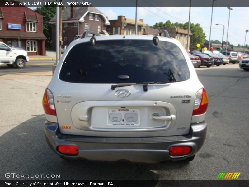 Pewter / Gray 2003 Hyundai Santa Fe LX 4WD