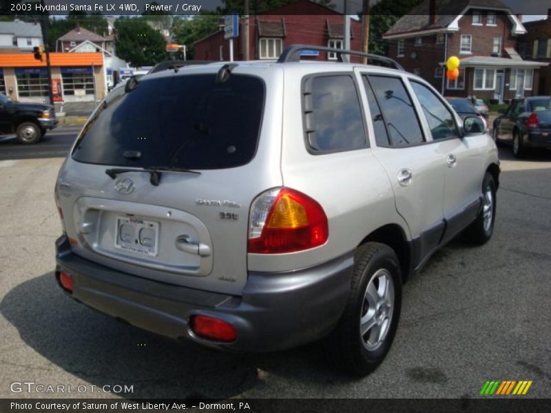 Pewter / Gray 2003 Hyundai Santa Fe LX 4WD