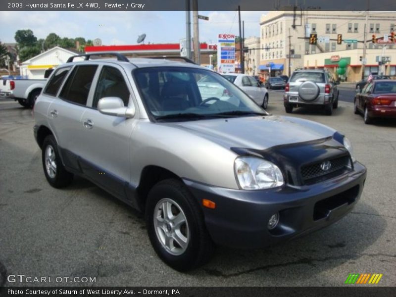 Pewter / Gray 2003 Hyundai Santa Fe LX 4WD