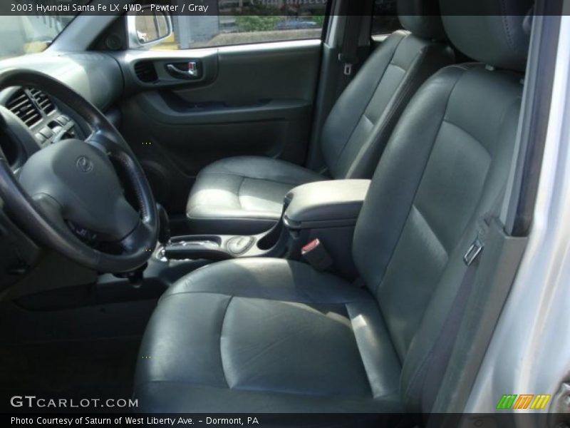Pewter / Gray 2003 Hyundai Santa Fe LX 4WD