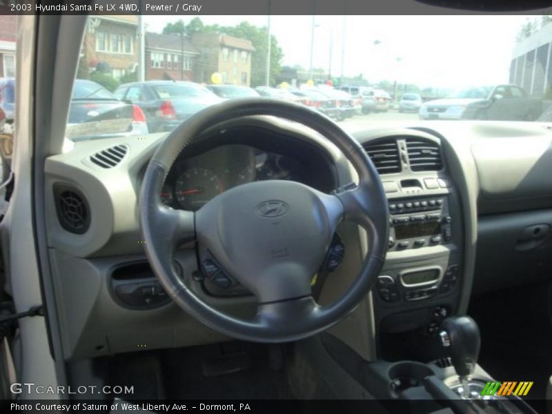 Pewter / Gray 2003 Hyundai Santa Fe LX 4WD