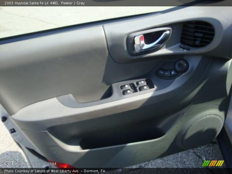 Pewter / Gray 2003 Hyundai Santa Fe LX 4WD