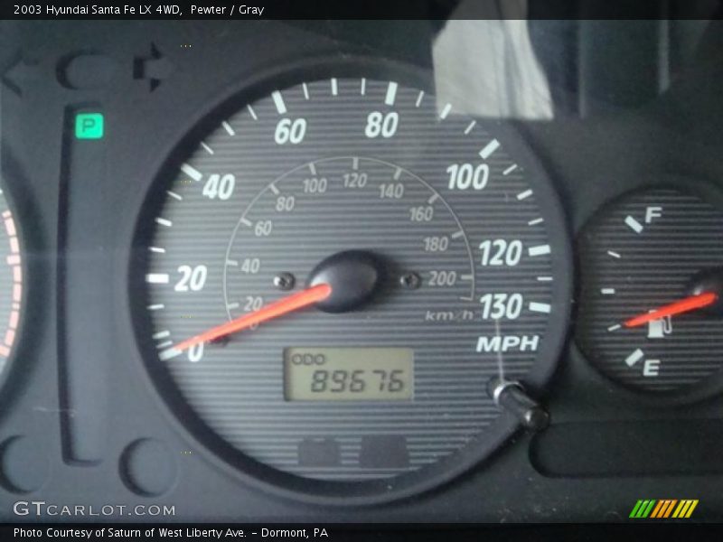 Pewter / Gray 2003 Hyundai Santa Fe LX 4WD